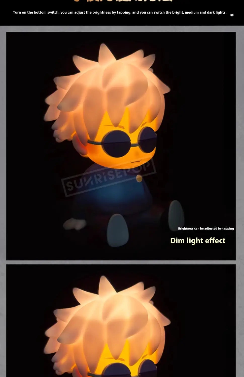 Jujutsu Kaisen Gojo Satoru Silicone Night Light – Desk Lamp