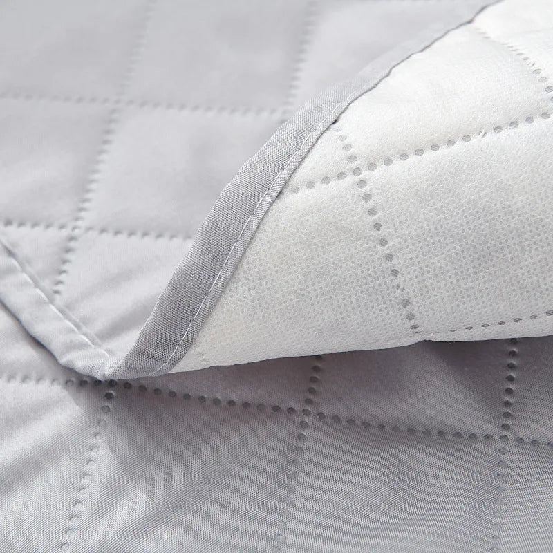 Anti-slip Recliner Chair Cover Solid Color Quilted Seat Slipcover Anti-wear Relax Armchair Coushion for Living Room Home