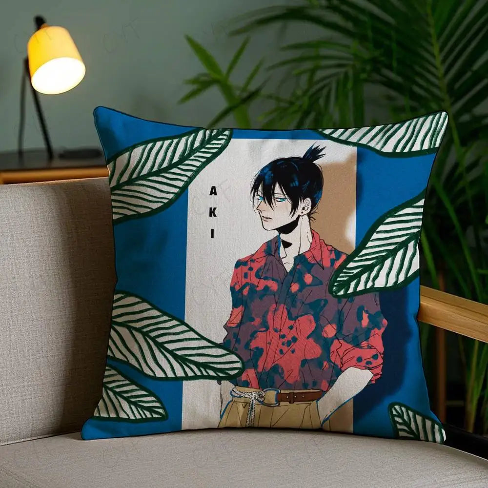 Hot comics Chainsaw Mans Pochita Pillow Case Custom Printed Brushed Fleece Pillow, Baby Skin-Touch, Eco-Friendly Dye-Sublimation