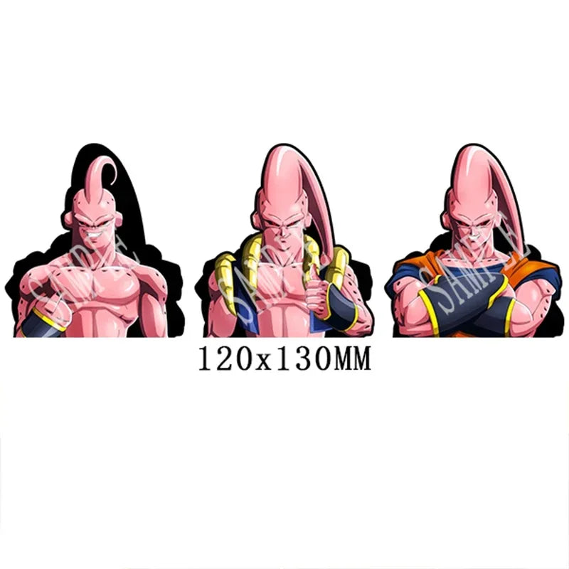 DRAGON BALL NARUTO Anime 3D Lenticular Sticker Goku, Vegeta Waterproof Decals for Car Refrigerator Skateboard Etc.kid's Gifts
