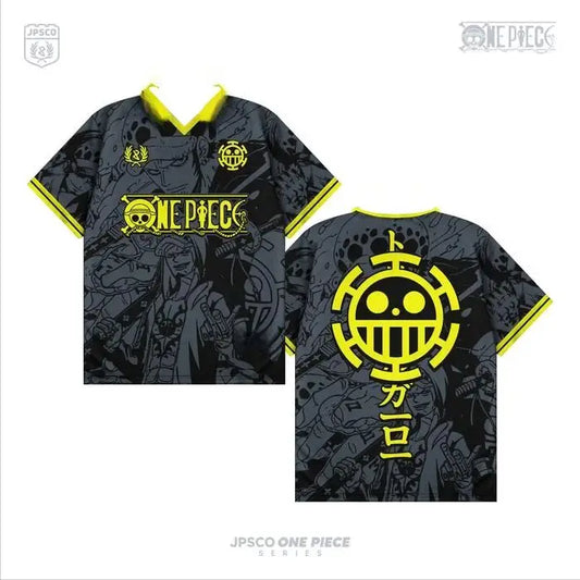 Fashion Vintage Retro Full Printing T-shirt Series Anime One Piece Anime Y2k Korean Style Kpop Baseball Hockey Unisex Tops Tees