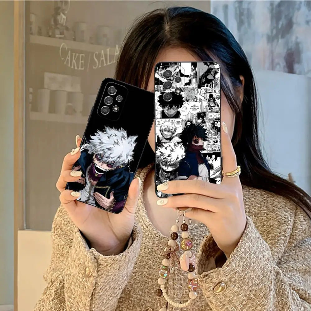 My Hero Academia Dabi Phone Case for Samsung Galaxy A73 72 71 70 56 55 54 53 52 36 35 34 23 16 15 5G Colour Protective Pretty