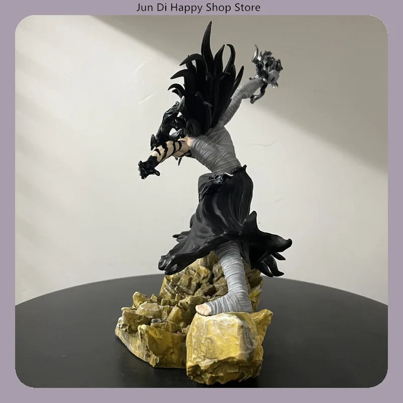 Bleach Ichigo Hollowfied Horn & Final Getsuga Tensho 23cm Anime Action Figure Statue Desktop Decoration Gift