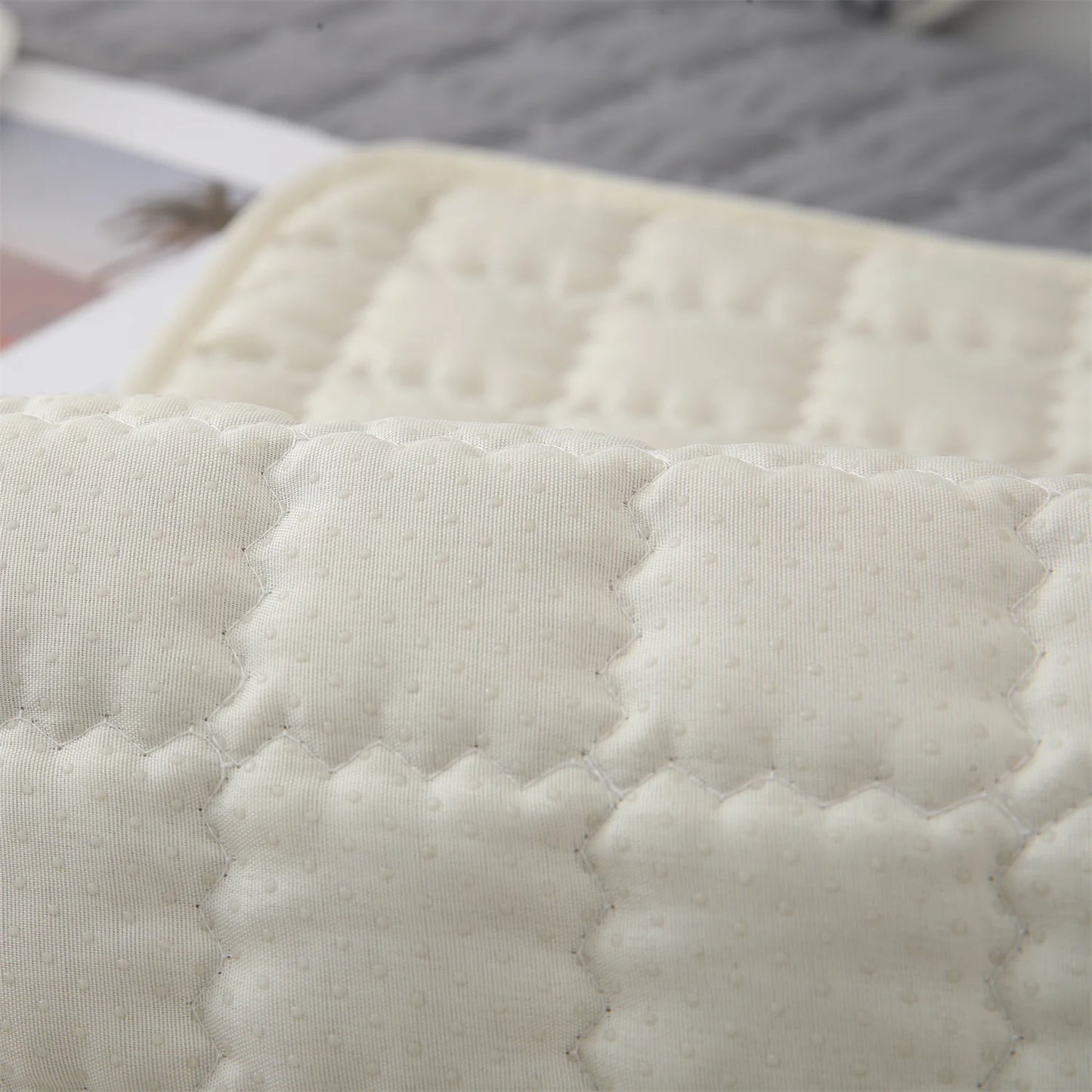 Houndstooth Lace Docor Quilting Sofa Coushion Cover Anti-Slip Sofa Slipcovers for Living Room Couch Seat covers Pet Friendly