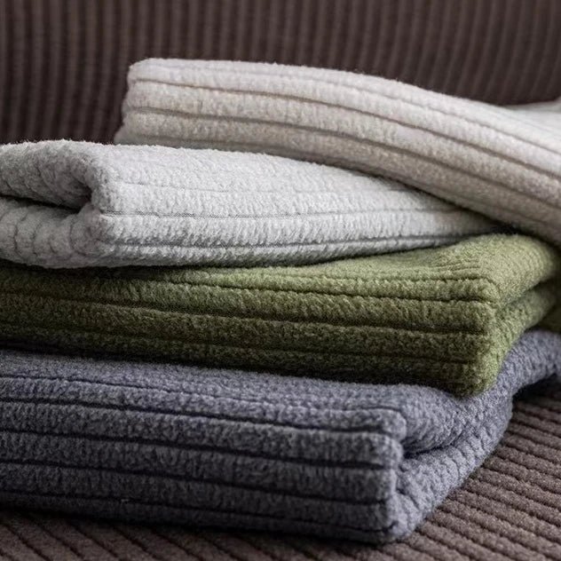 Thicken Stripe Jacquard Stretch Removable Sofa Seat Cushion Cover Washable for Living Room Kids Pets Furniture Protector