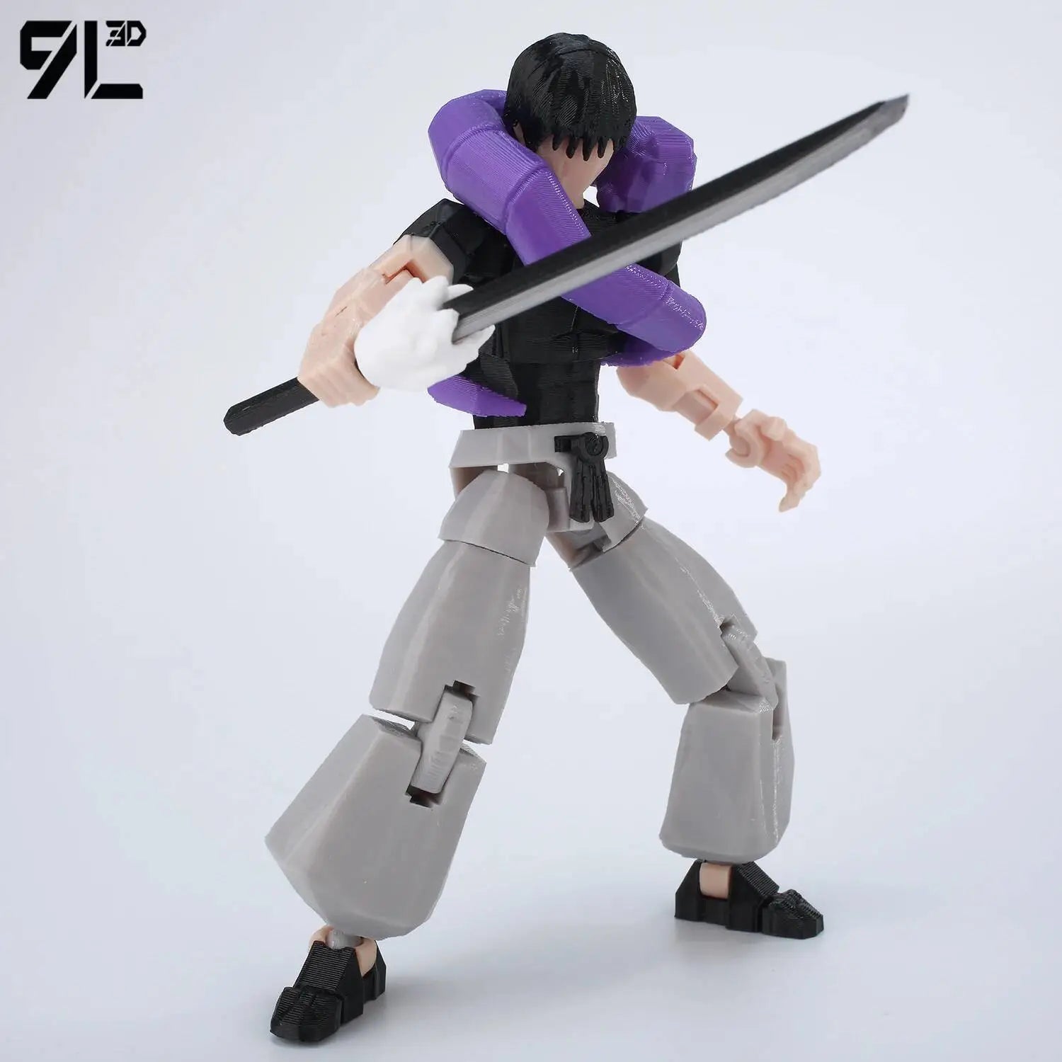 伏黑甚尔最终版-6.jpg Jujutsu Kaisen Gojo Sukuna Articulated Figure – 13 Joints