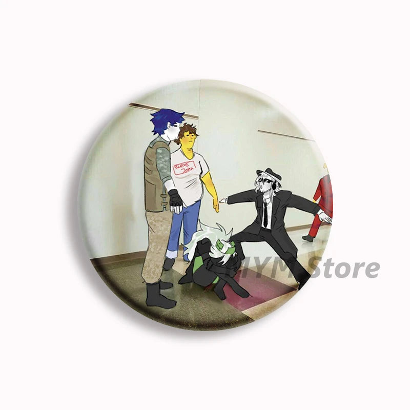Forsaken Telamon Anime Soft Button Pin Shedletsky Brooches Badge Bag Decor Jewelry Fans Collect Gamer Friends Gifts