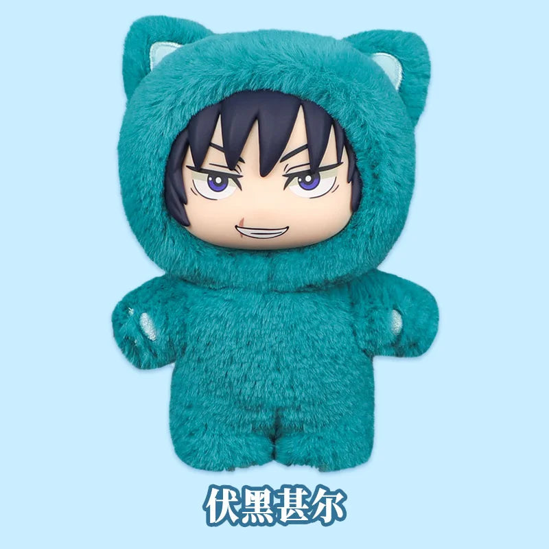 Authentic In Stock EAKI Jujutsu Kaisen 2 Cat Ear Plushie Series Blind Box Mystery Box Anime Figure Decoration Collect Full Set