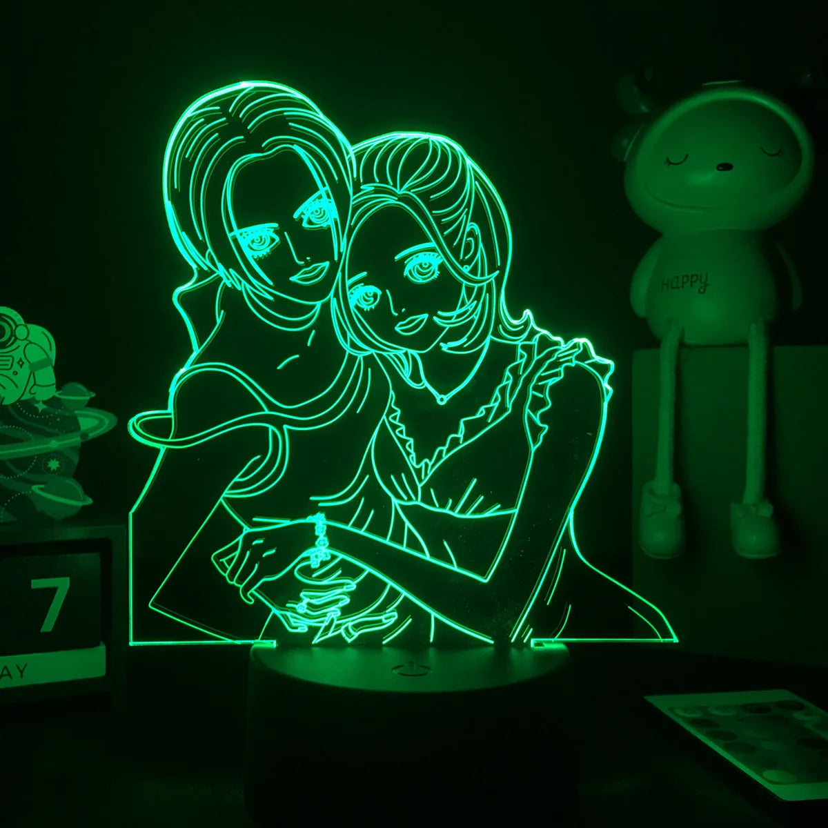 Anime Nana 3D LED Nightlight for Bedroom Decor Table Lamp Nana Osaki Figure Kids Child Girls Light Manga Gift Dropshipping