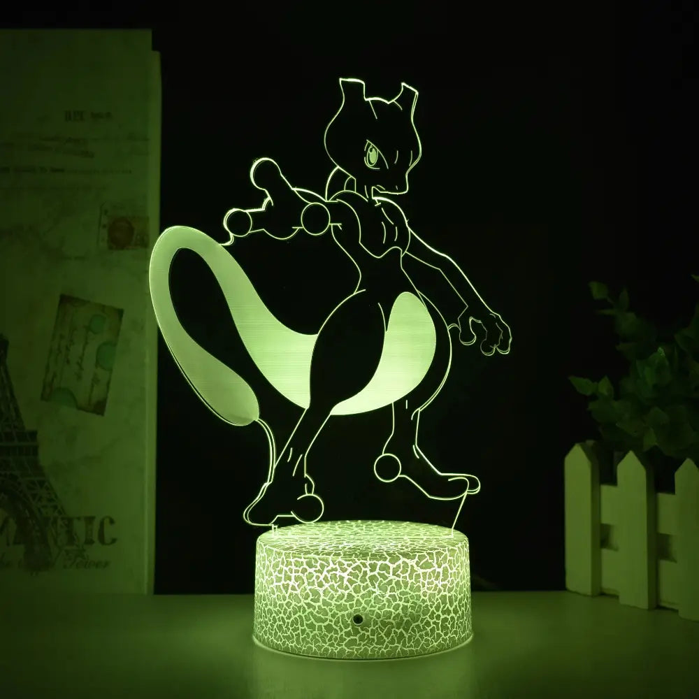 Pokemon Pikachu 3D LED Lamp – Anime Night Light