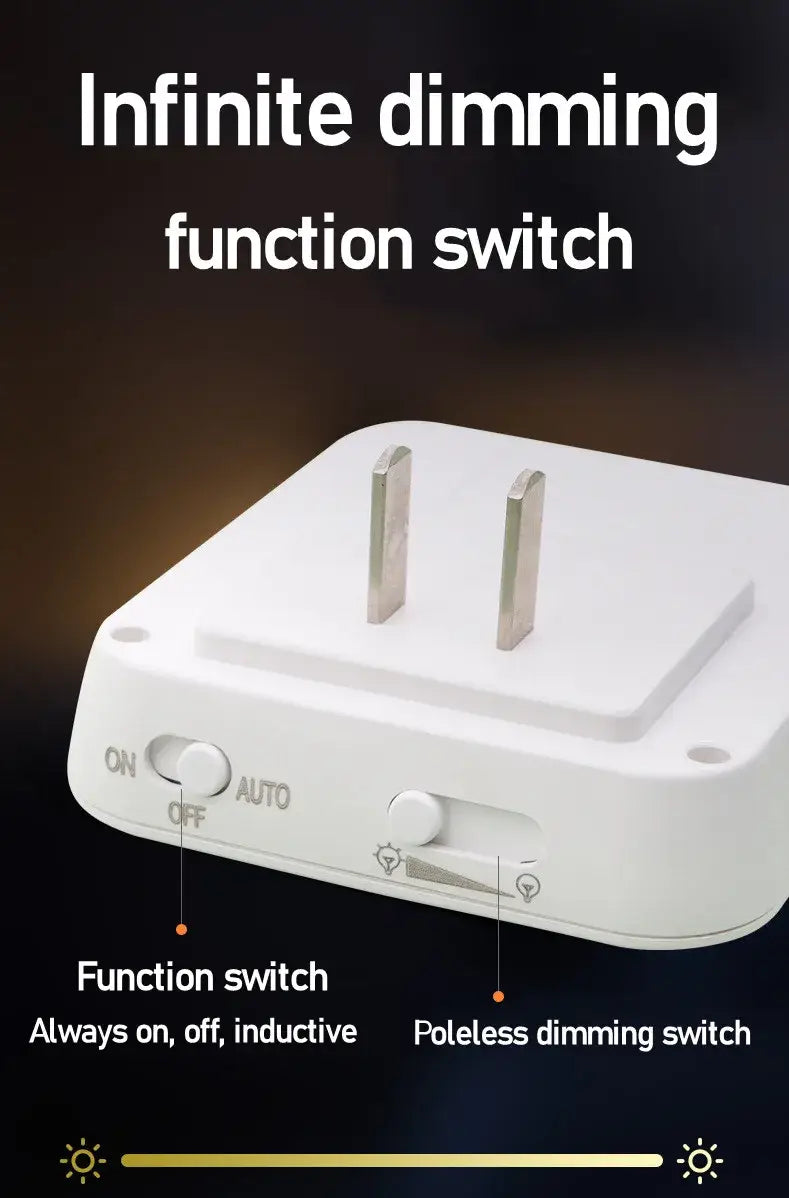 Anime Motion Sensor LED Night Light – EU Plug Dimmable Cabinet Lamp