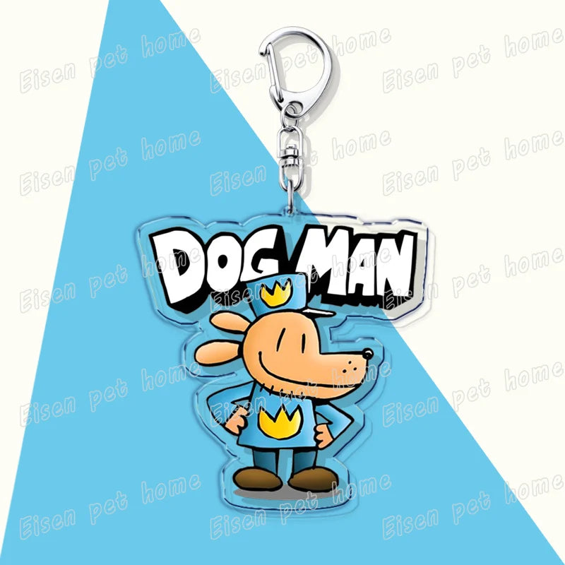 Popular Cartoon Dog Man and Cat Keychain for Accessories Bag Key Chain Ring Jewelry Fans Cute Anime Gifts Kids Children Keychain
