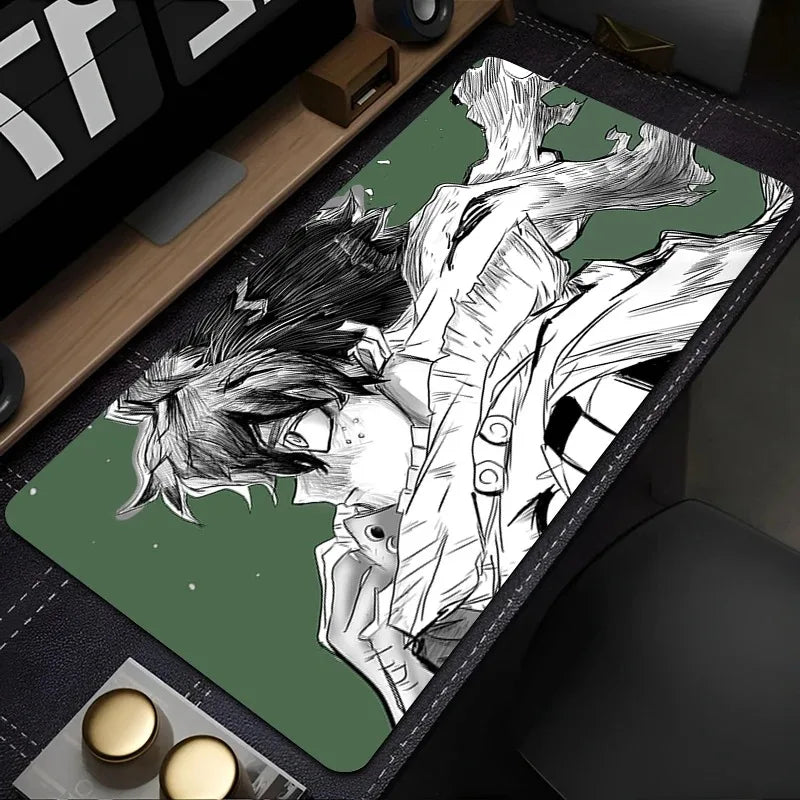 Midoriya Izuku My Hero Academia Anime Mousepad Pc Gamer Cabinet Keyboard Desk Mat Office Accessories Large Mouse Pads 900x400cm