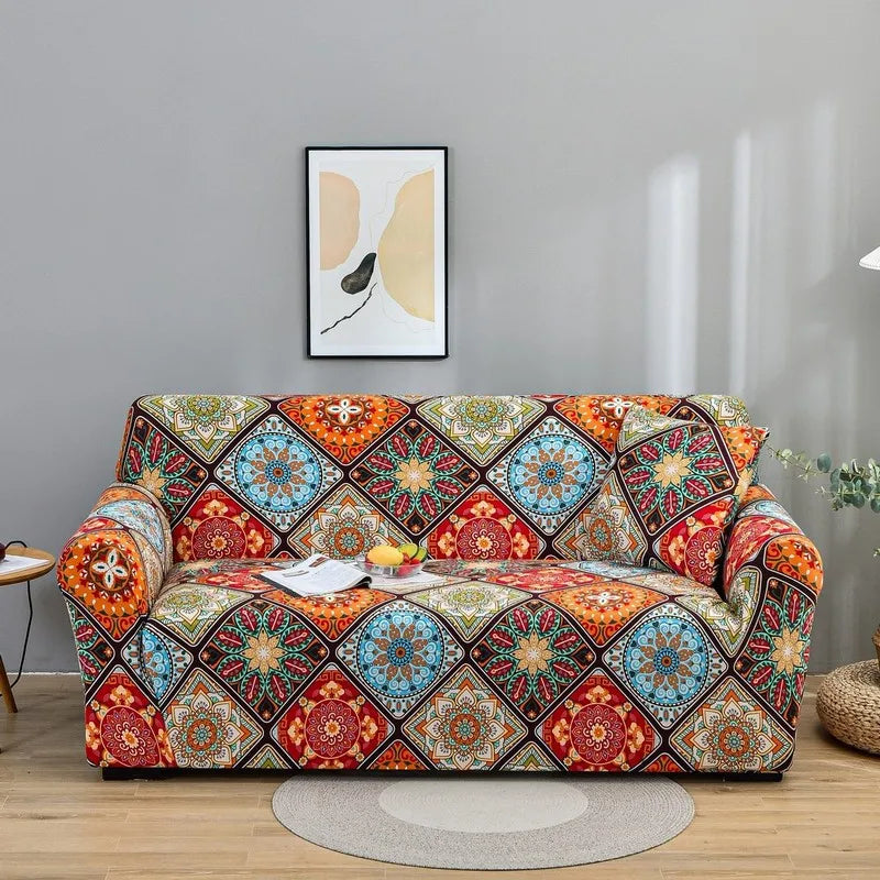 Christmas decoration Sofa Cover Stretch Modern Chair Couch Cover Sofa Covers for Living Room Furniture Protector 1/2/3/4 Seater