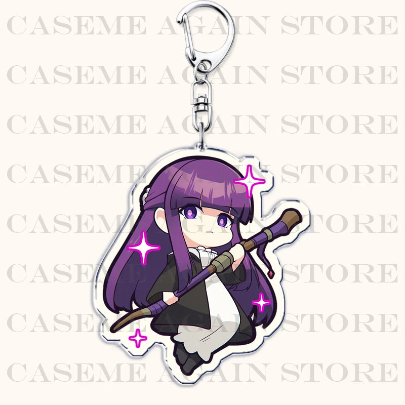 Popular Anime Frieren Beyond Journeys End Keychains for Accessories Bag Himmel Heiter Girl Keyrings Jewelry Fans Friends Gifts