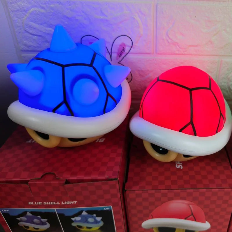 New Super Mario Bros Figures LED Question Mark Brick Night USB Charging Anime Desk Lamp Statue Decorative Light Kids Gifts