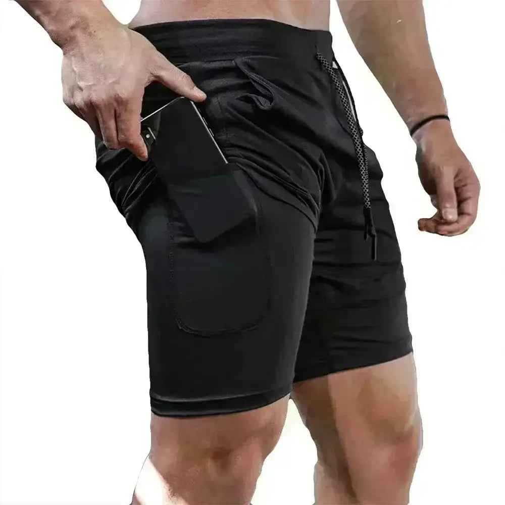 Naruto Naruto 2-in-1 Gym Shorts – Breathable Training Shorts
