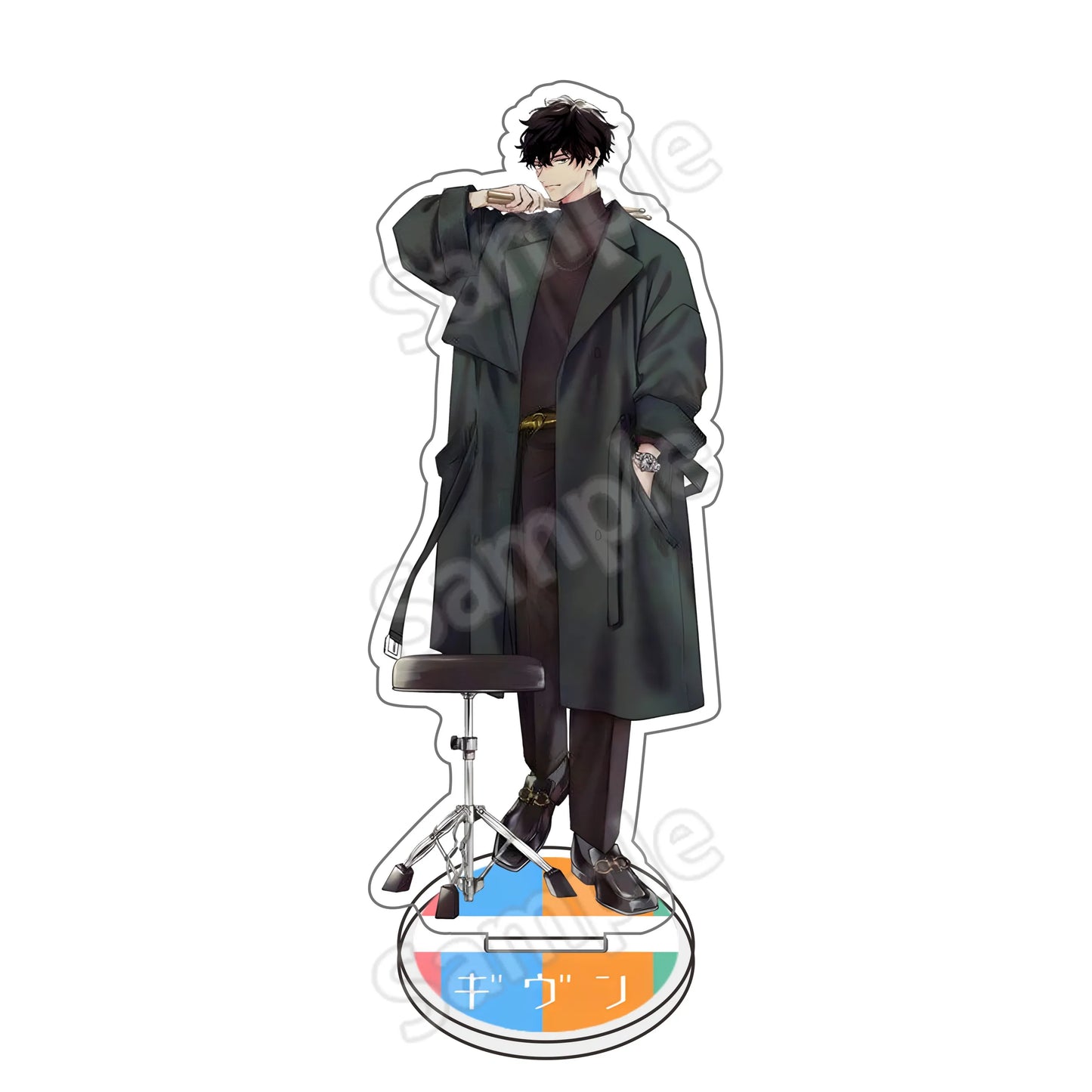 Given Satou Mafuyu Hot BL Anime 15CM Acrylic Stand Keychain Desk Decor Display Figure Cartoon Merch Gift for Friends Fan gift