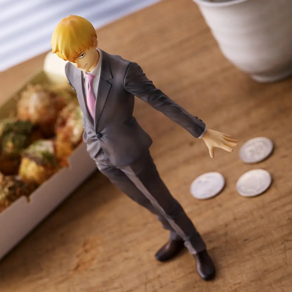 Anime Kageyama Shigeo Figure Reigen Arataka Action Figures PVC Model Desktop Ornaments Reigen Arataka Figurine Child