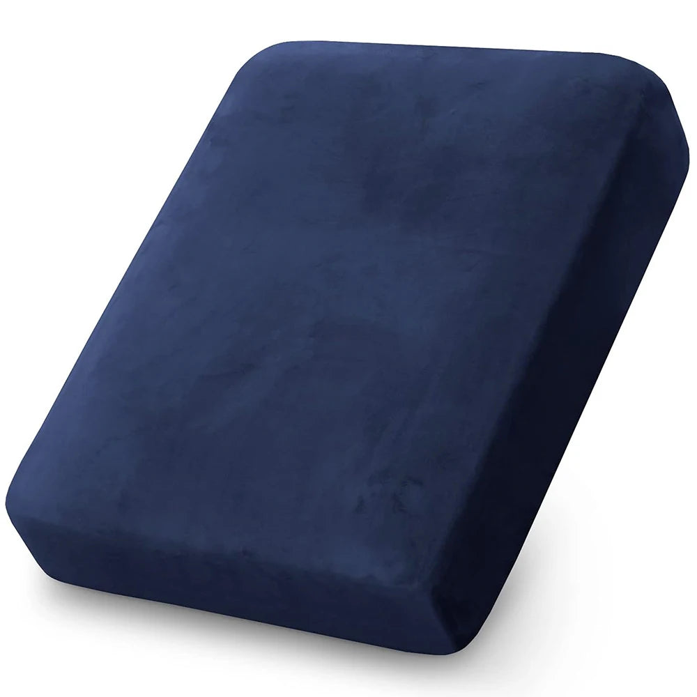 BRHUIXUE Velvet Sofa Cushion Covers for Living Room Plush Sofa Seat Cover Soft Stretch Sofas Couch Slipcover Furniture Protector