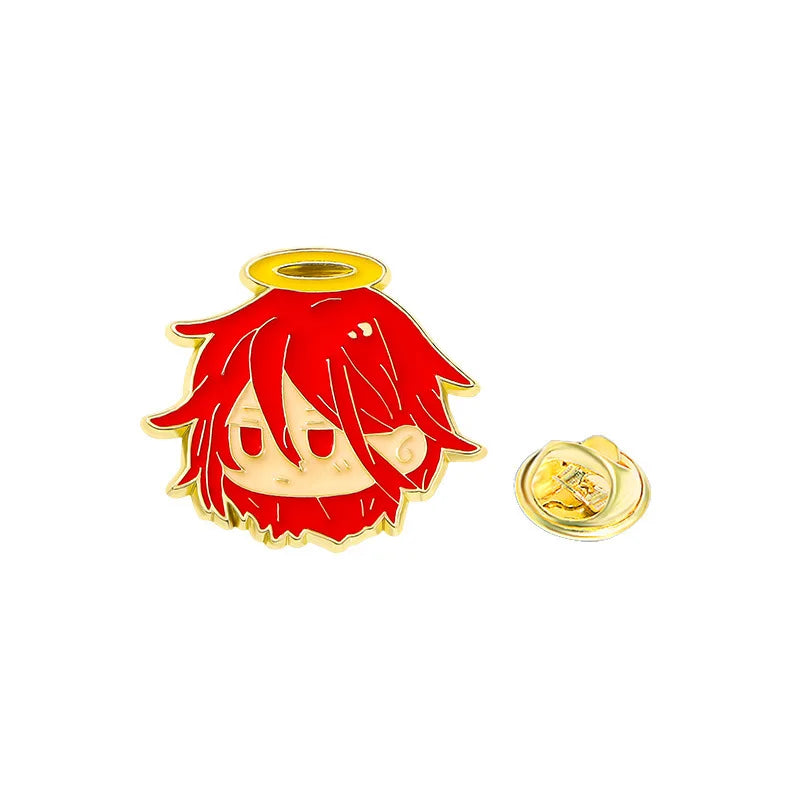 Chainsaw Man Enamel Pins Anime Pochita Power Brooches for Women Clothes Badge Kids Bags Decoration Classic Toys Christmas Gift