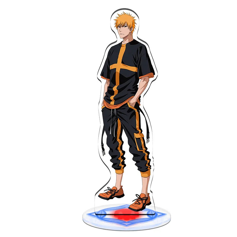 15cm hot Anime BLEACH Acrylic Stand Model Cosplay Characters Ornament Accessories Goods Collection Gifts 18pcs