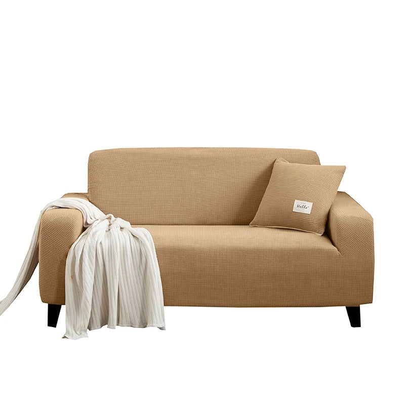 Sofa Cover Elastic For Living Room Home Jacquard Stretch  Slipcovers  Corner Couch Covers 1/2/3/4 Seater L Shape Free Shopping