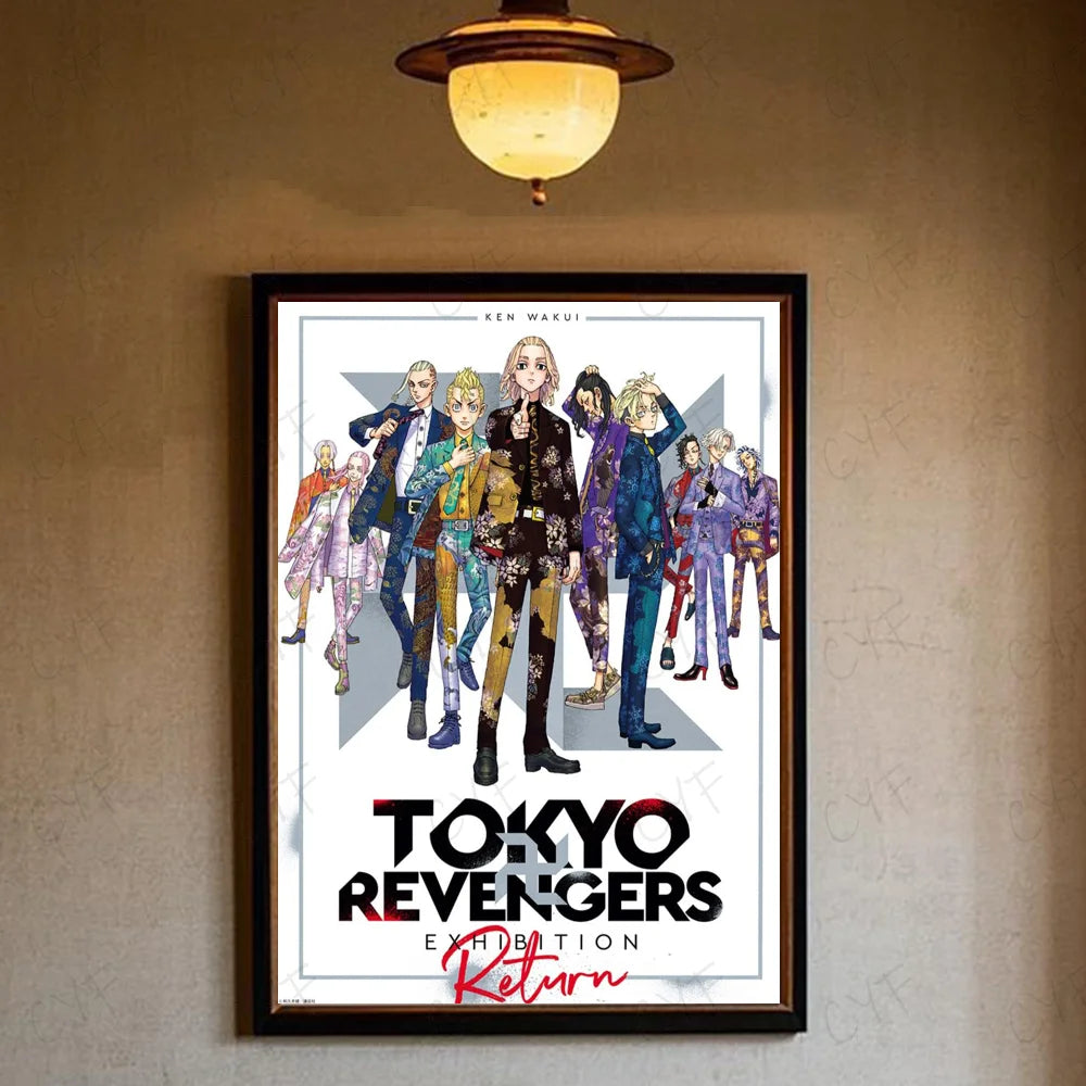 Anime T-Tokyo R-Revenger Poster High Quality Wall Art for Home Office Bedroom Living Room Hallway Bar Perfect Gift Idea