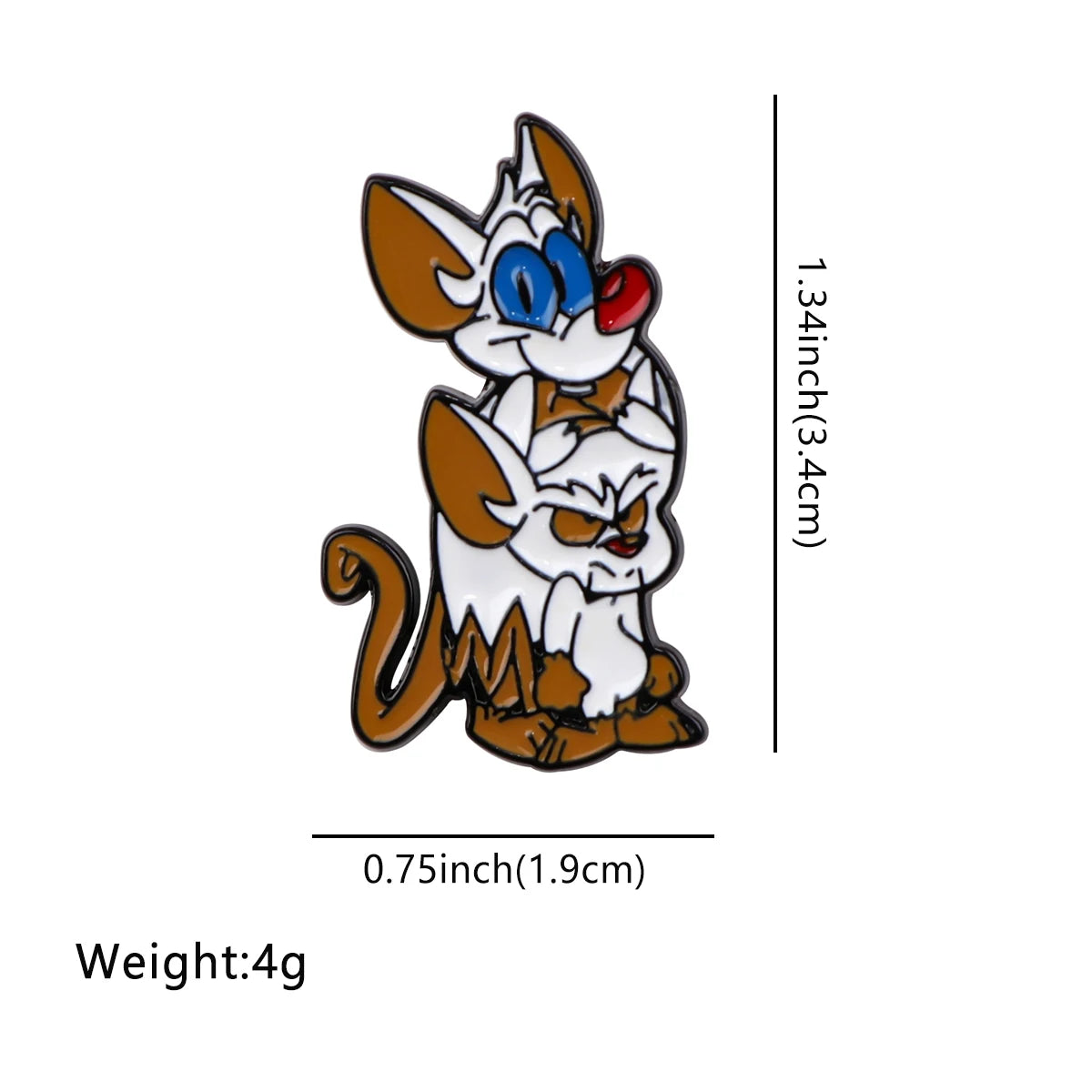 DZ2440 Novelty Cute Mouse Funny Enamel Pins for Clothes Badges on Backpack Lapel Pin Decoration Anime Jewelry Accessories Gifts