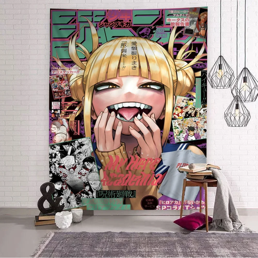 VIKAMA My Hero Academia Anime Tapestry Cute Decorative Wall Hanging Perfect For Living Rooms, Bedrooms, And Home Decor