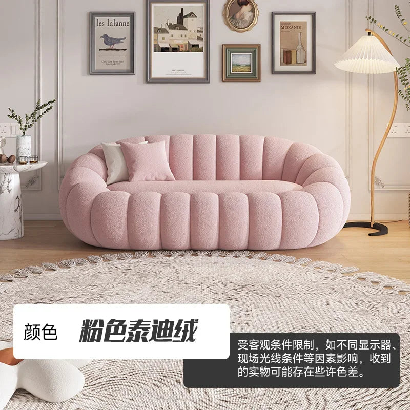 Cloud Sofa Plush Pumpkin Sofa Combination Soft Comfortable Modern Living Room Sofa Suite Apartment Home Furniture Accessories