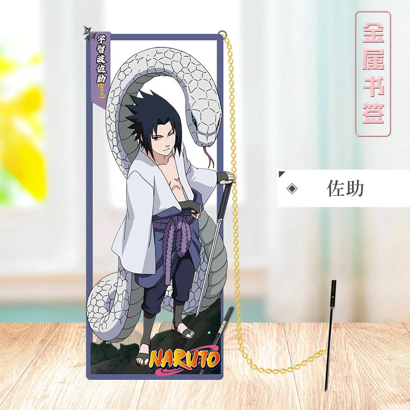 Naruto Anime Metal Bookmarks for Collectors Stylish Character Bookmark NEW