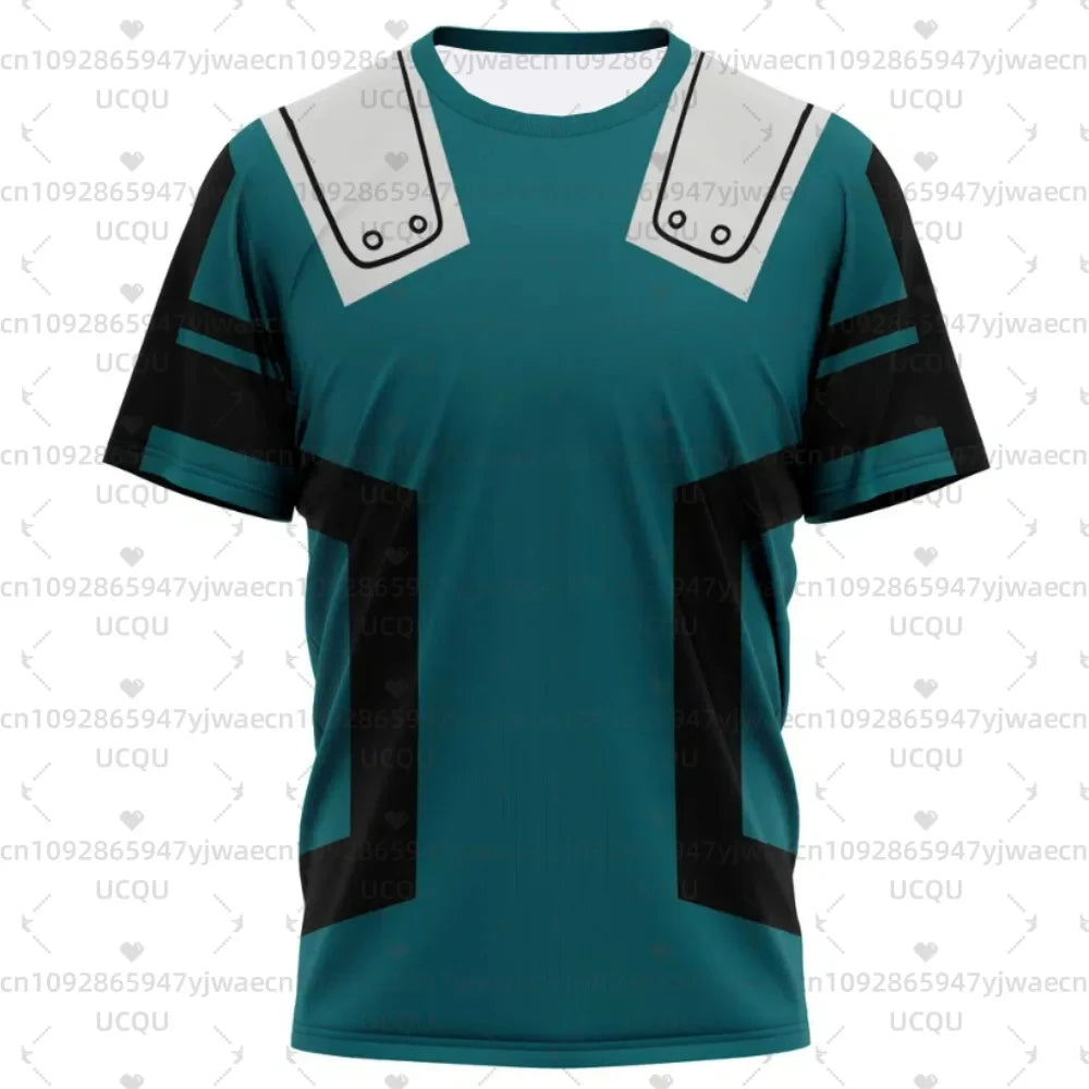 Summer Men's Women's My Hero T-shirt My Hero Academia Nonno 5th Edition Jersey T-shirt Tops All Might Anime Fan Gift