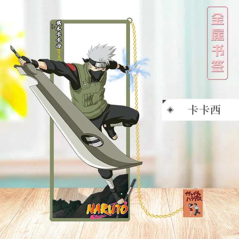 Naruto Anime Metal Bookmarks for Collectors Stylish Character Bookmark NEW