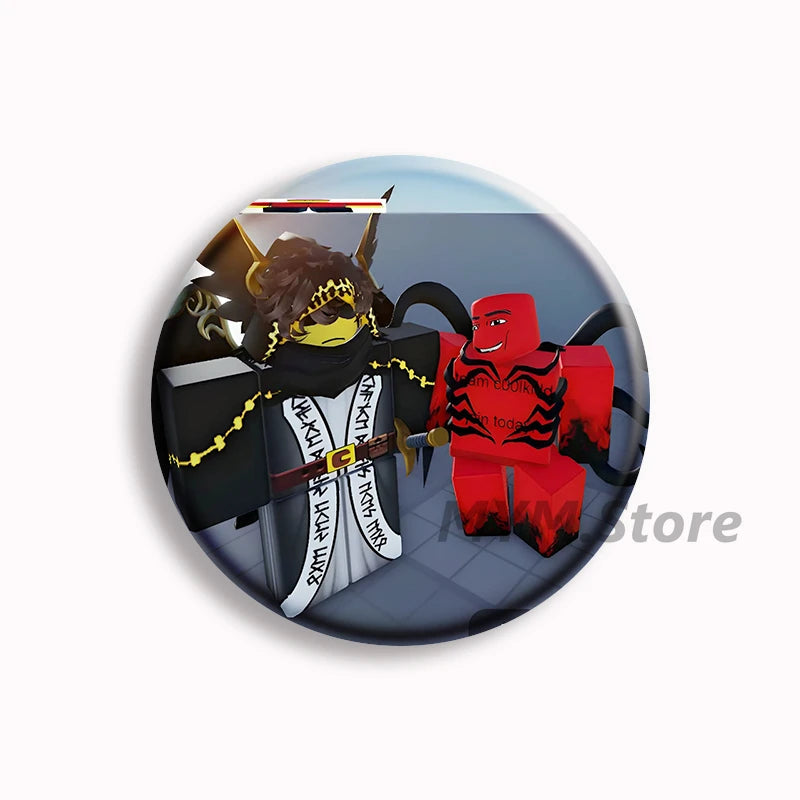 Forsaken Telamon Anime Soft Button Pin Shedletsky Brooches Badge Bag Decor Jewelry Fans Collect Gamer Friends Gifts