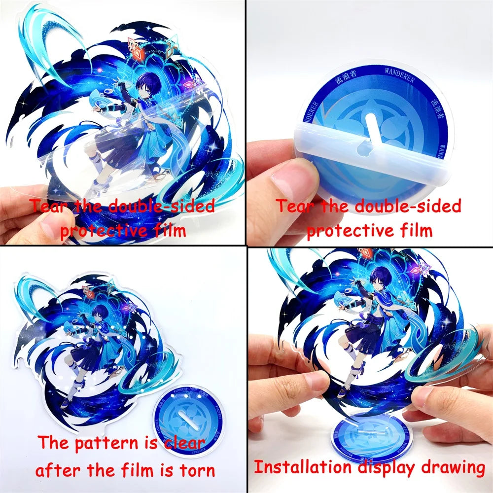 Tokyo Revengers Anime Figure Acrylic Stand Manjiro Model Plate 8CM Desk Decor Standing Sign Game Fans Gift Ornaments Stand Model