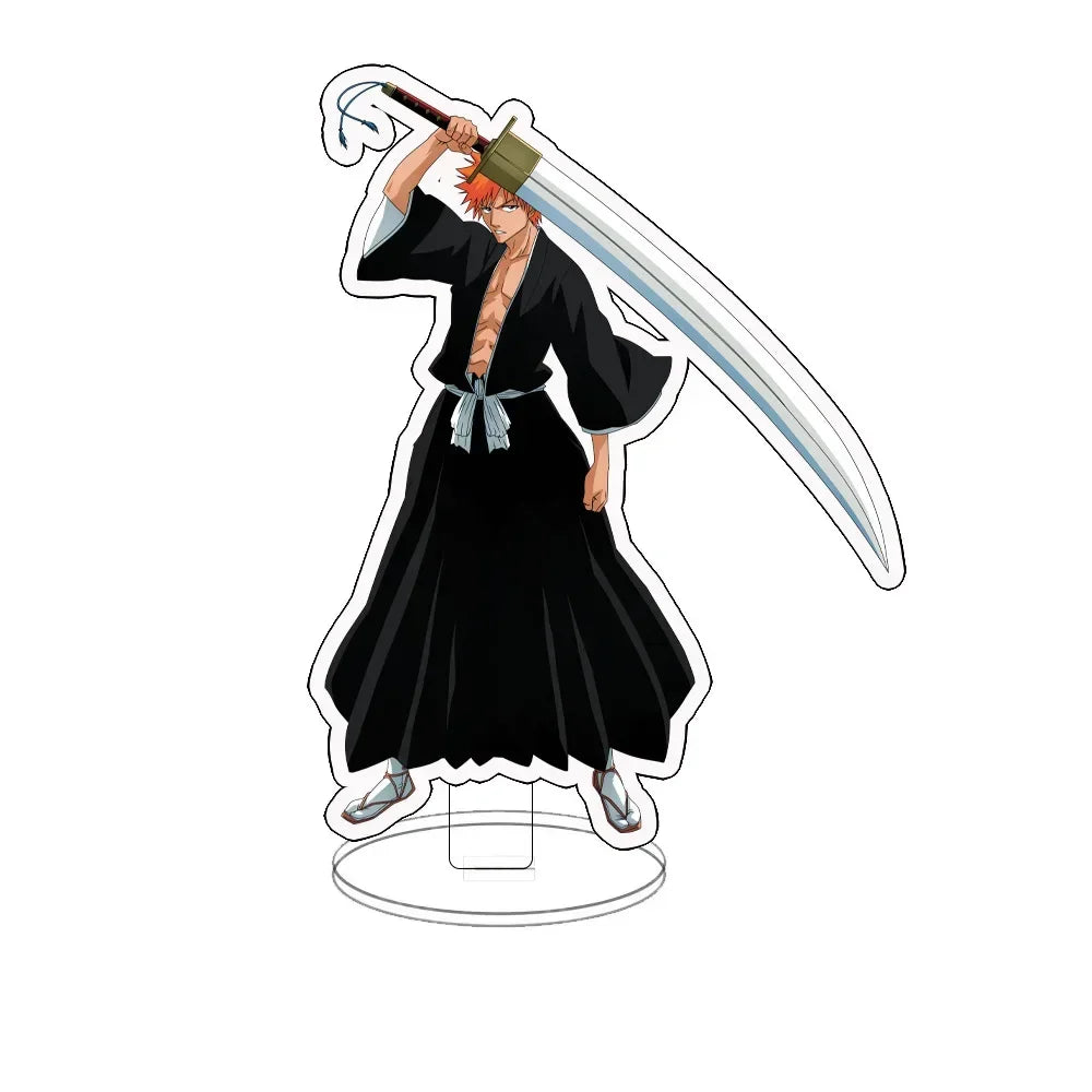 BLEACH Character Standing Sign Anime Figure Kurosaki Ichigo Double-Sided Acrylic Stands Model Desk Decor Props Gift Hot Sale