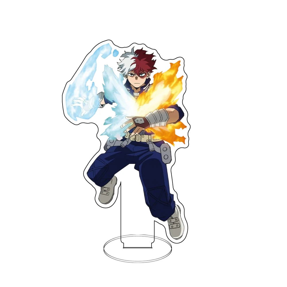 Anime My Hero Academia Acrylic Standee Model Figure Cosplay Plate Holder Topper Fans Christmas Keychains Plate Gift Standee