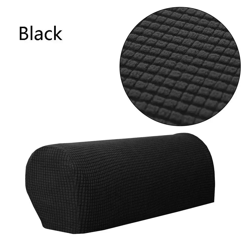 2PCS/SET Sofa Armrest Covers Fleece Premium Armrest Covers Stretchy Chair Sofa Couch Arm Protector Stretch to Fit