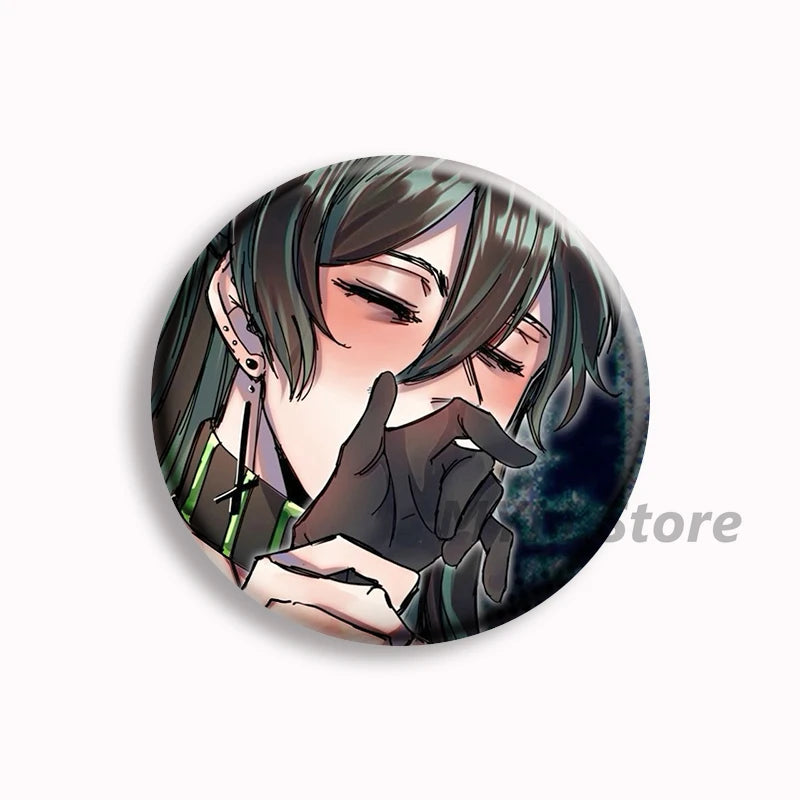 The Kid at The Back Soft Button Pin Solivan Brugmansia Brooches Sol Anime Badge Bag Decor Accessories Jewelry Fans Collect Gifts