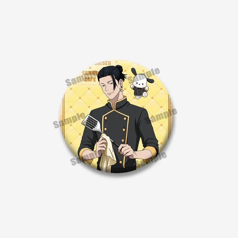 Creativity Cartoon Figure Suguru Geto Badges Funny Anime Icon Brooch Enamel Pin Backpack Clothing Jewelry Accessories Toys Gifts