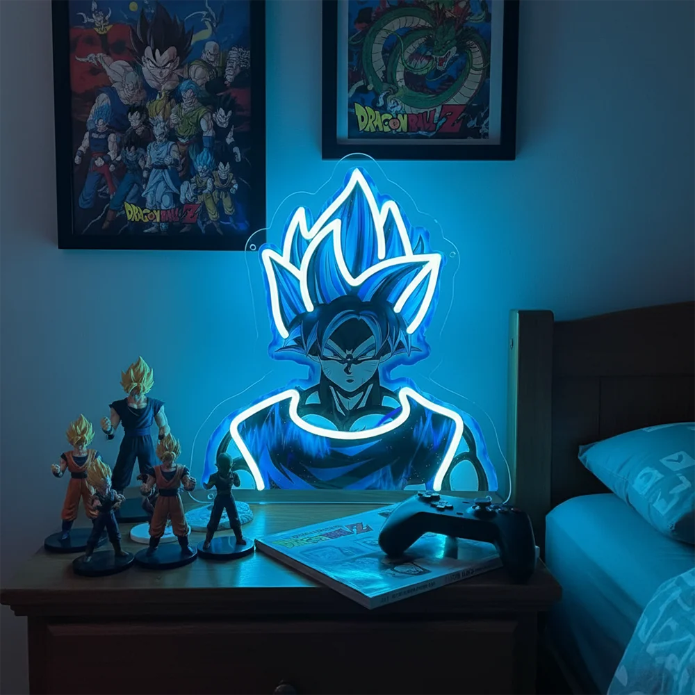 Custom One Piece Luffy Acrylic Neon LED Light Animes Artwork for Home Festival Decor Party Bar Hotel Salon Business Shop,Etc.