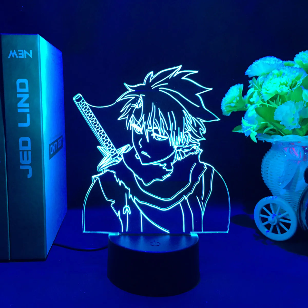 3D Anime Lamp Bleach Led Night Light for Kids Bedroom Decoration Bedside Lamp Gift for Children Study Room Decor Light 3d