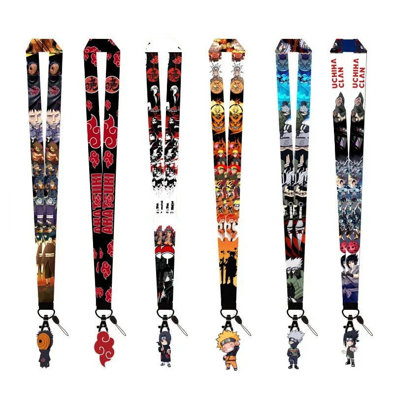NARUTO Anime Phone Strap with Neck Lanyard for Cosplayers and Fans Cute Cartoon Accessory