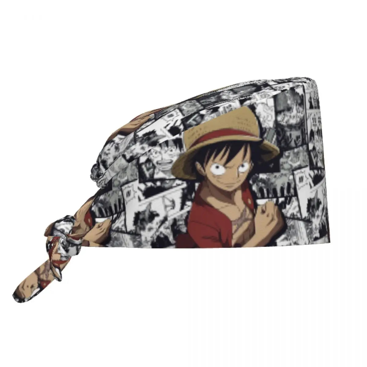Custom Anime One P-Pieces Scrubs Cap Surgical Hats Men Women Operating Room Cap Nursing Cap Lab Works Hat