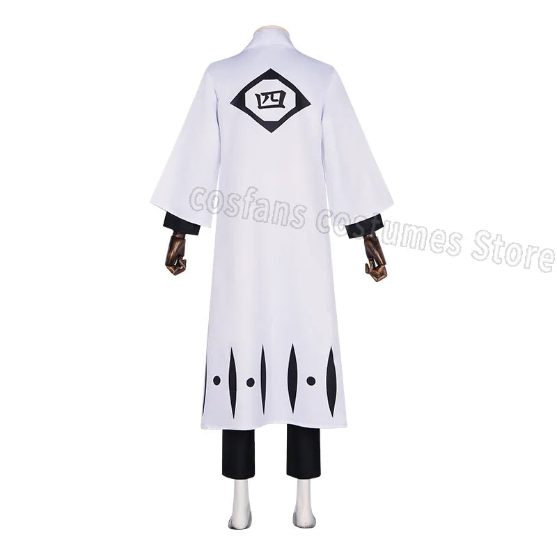 Aizen Sousuke Cosplay Costume Wig Bleach Cosplay Thousand Year Blood War Gotei 13 Team 5 Captain Robe Kimono Outfits Customize