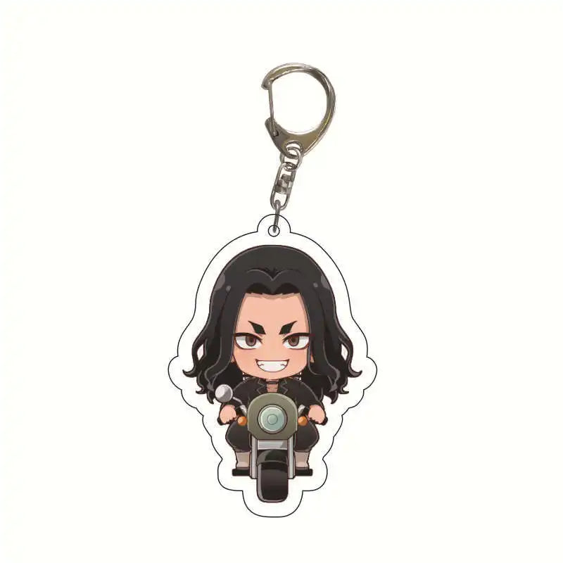 Tokyo Revengers Anime Takemichi Hanagaki Soryu Captain Ken Ryuguji Keychain Acrylic New Fashion Accessories Souvenir Gift