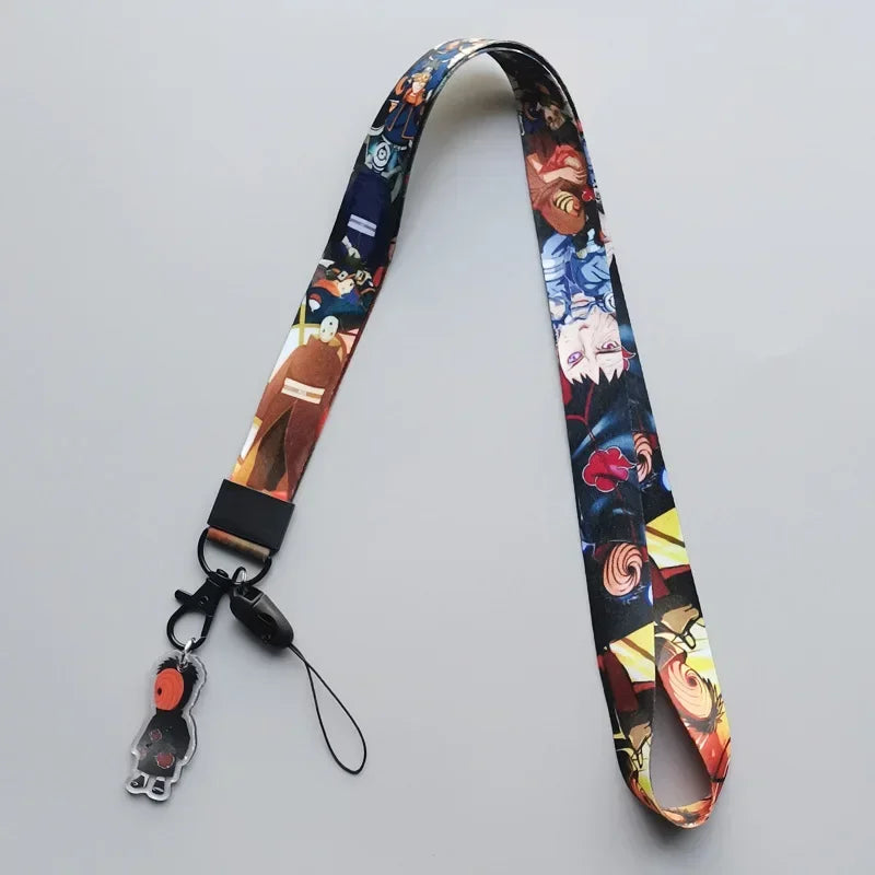 NARUTO Anime Phone Strap with Neck Lanyard for Cosplayers and Fans Cute Cartoon Accessory