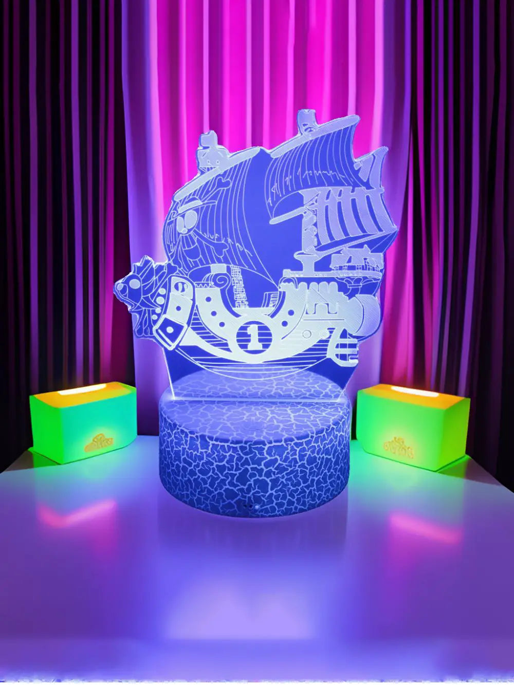 One Piece Luffy 3D LED Night Light – Color Lamp