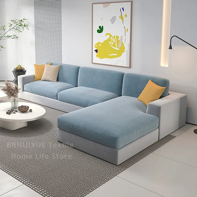 Super Soft Velvet Sofa Seat Cushion Cover Plain Color Stretch Thicken Sofa Cover Sectional Couch L Shape Corner Armchair Covers